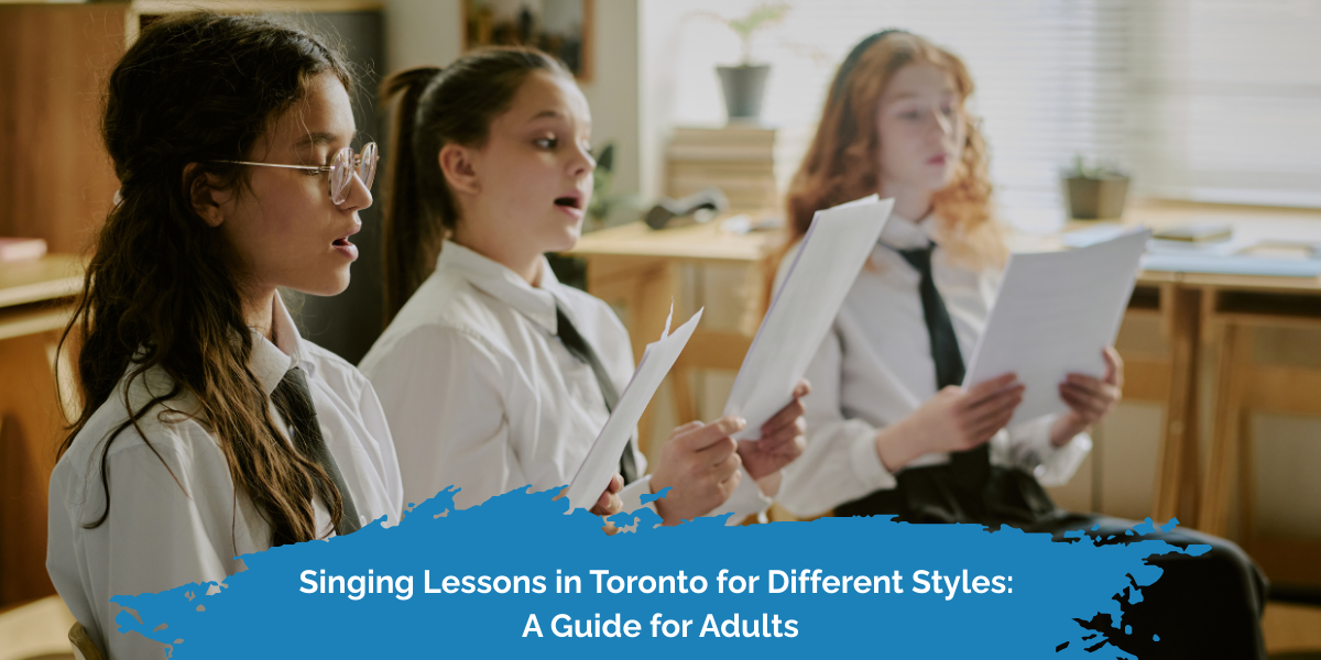 adults attending singing lesson in toronto
