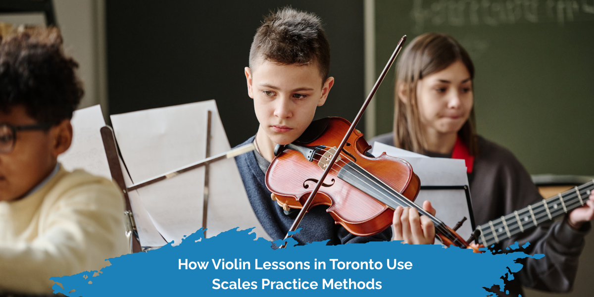 boy playing violin lessons in toronto