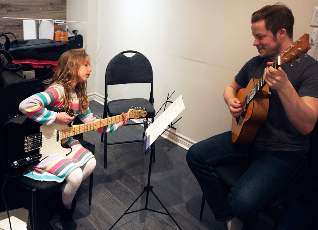 Steve F. giving guitar lessons at Elite Music Academy in East York