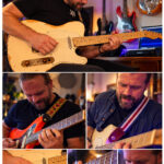 Guitar Lessons on the Danforth in Toronto with Josh Piché playing electric guitar
